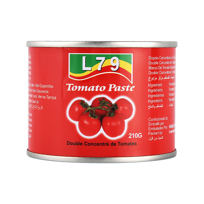 210G EASY OPEN/ HARD OPEN CANNED FLAVORINED 농축 토마토 페이스트