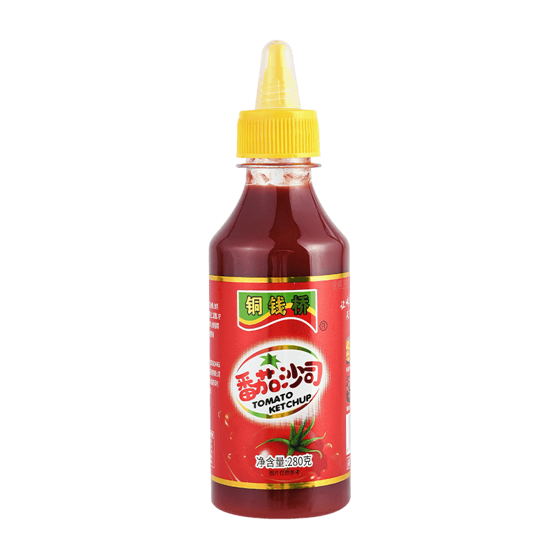 280g 플라스틱 압착 병 신선한 품질 토마토 케첩